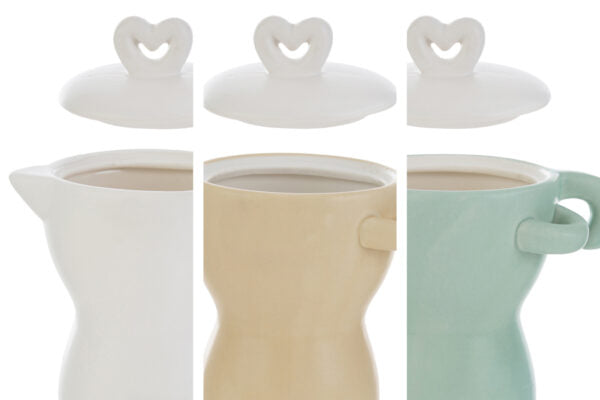 MOKA PORCELLANA 3 ASS.13,5x9xh.16 CM C/SHOPPER 156606 - COD 57039