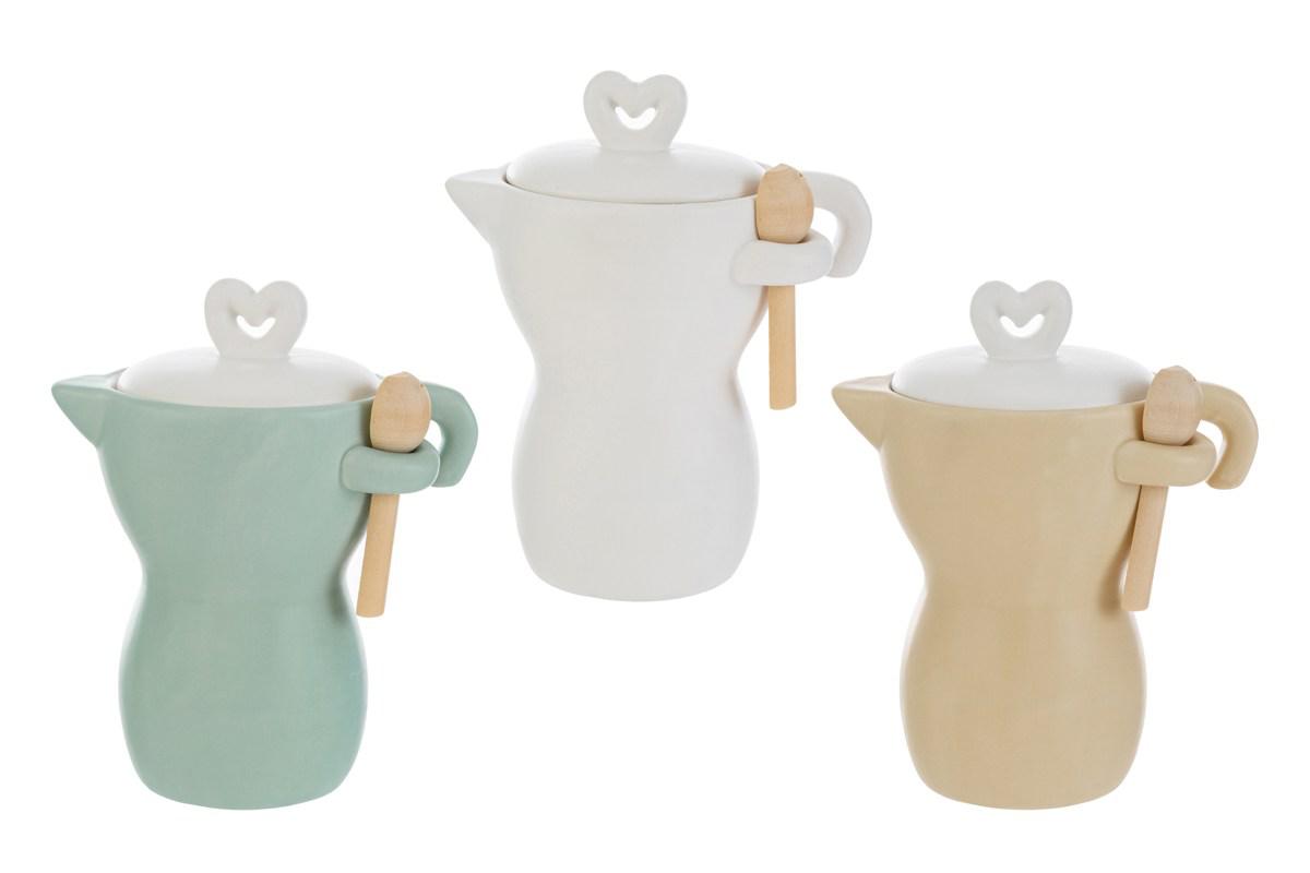 MOKA PORCELLANA 3 ASS.13,5x9xh.16 CM C/SHOPPER 156606 - COD 57039