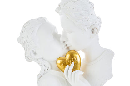 COPPIA BACIO RESINA 20×8,5xh.28CM - COD 57052