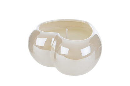 CANDELA SOIA CUORE PORCELLANA C/SHOPPER - COD 57143