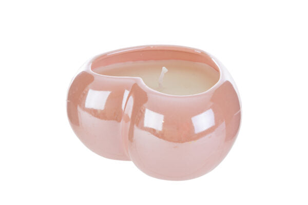 CANDELA SOIA CUORE PORCELLANA C/SHOPPER - COD 57143