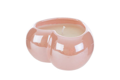 CANDELA SOIA CUORE PORCELLANA C/SHOPPER - COD 57143