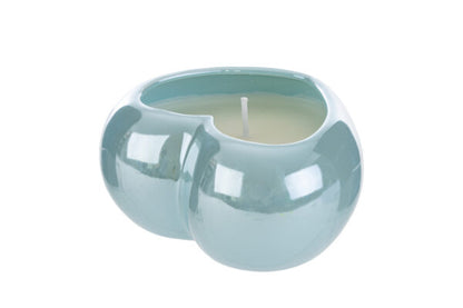 CANDELA SOIA CUORE PORCELLANA C/SHOPPER - COD 57143